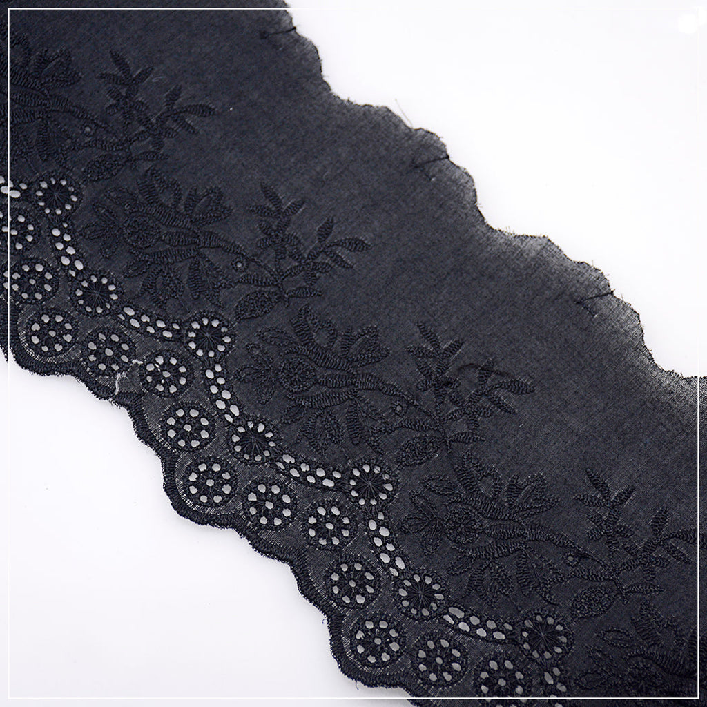 Cotton One Side Border Lace