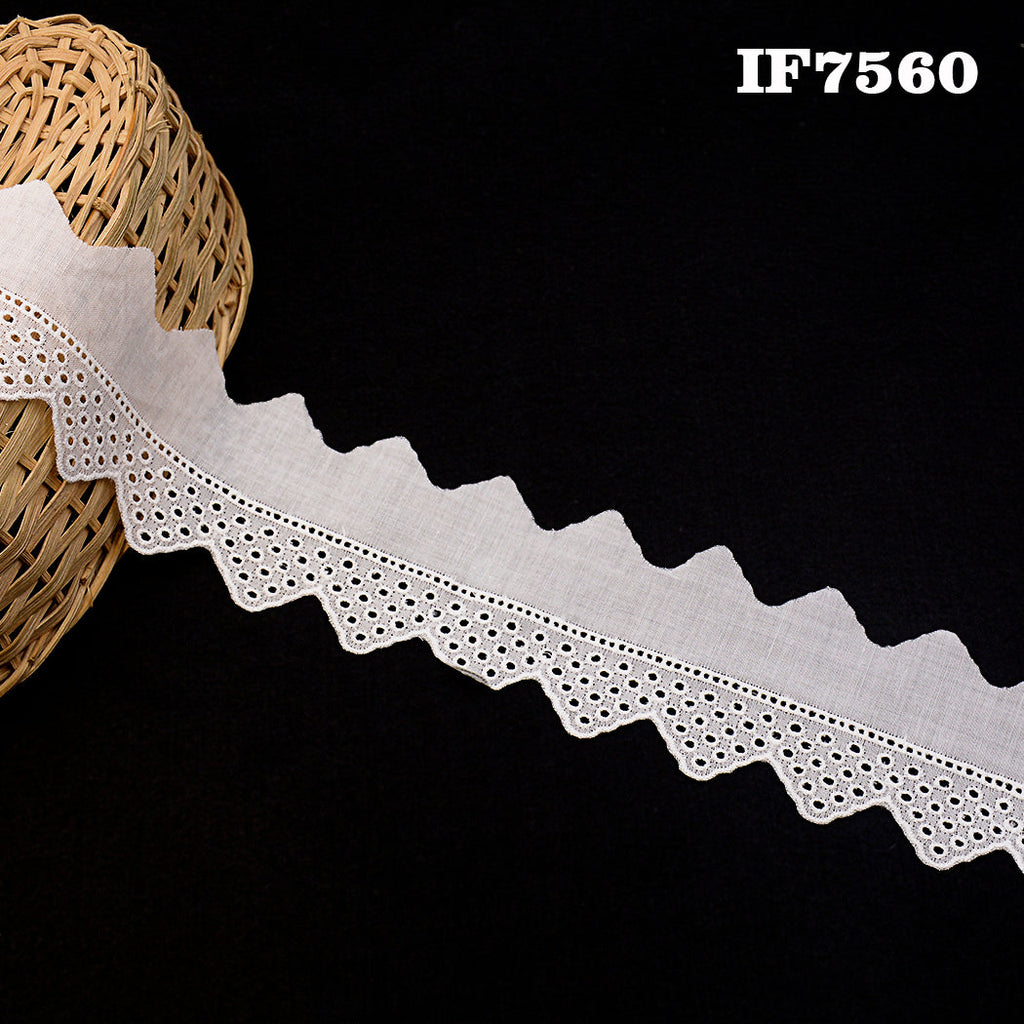 Cotton One Side Border Lace