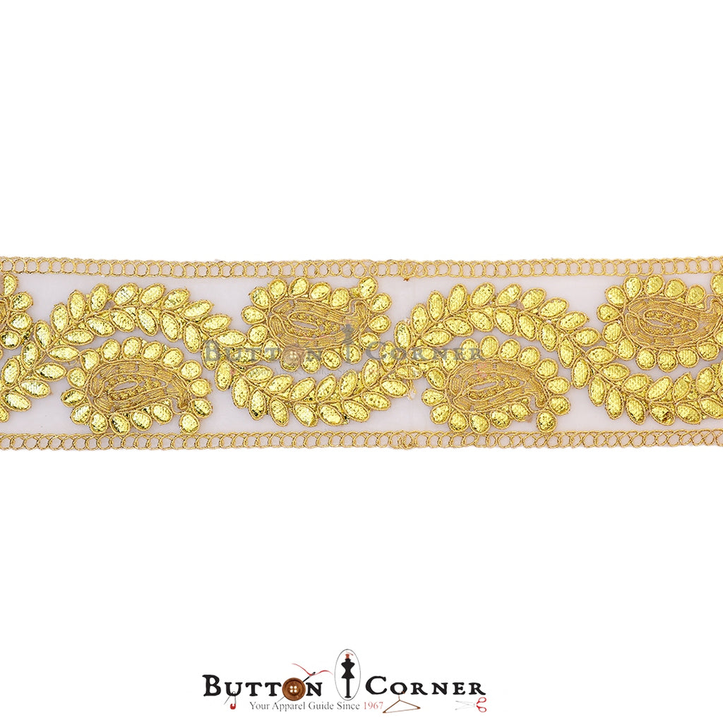 Double Side Border Fancy Gota Lace