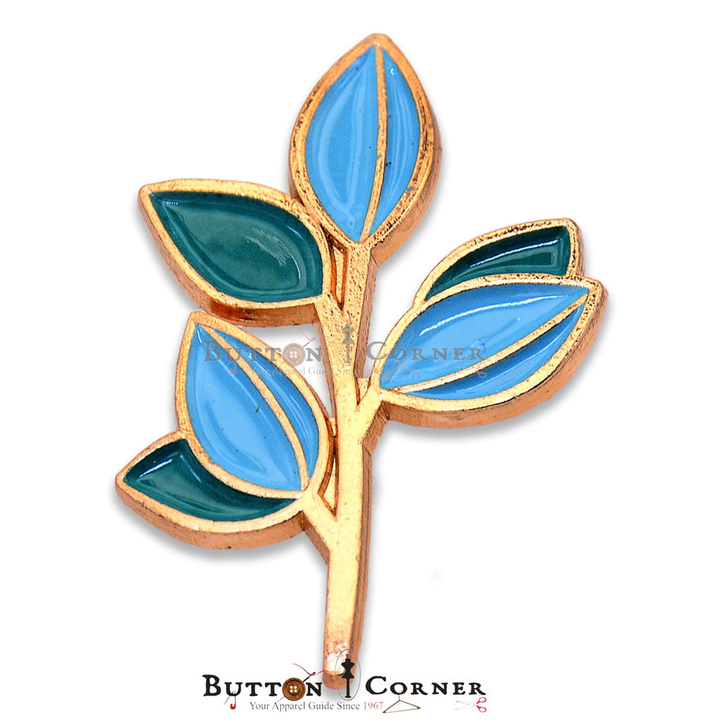 Flower Leaf Lapel Pin