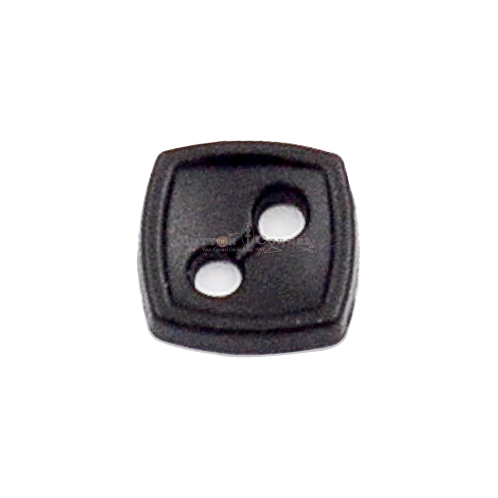 Square Shape 2 Hole Metal Button