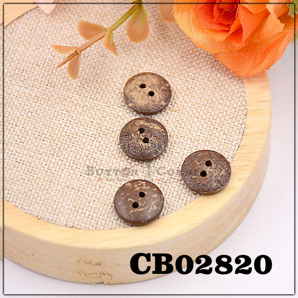 Design 2 Hole Coconut Button