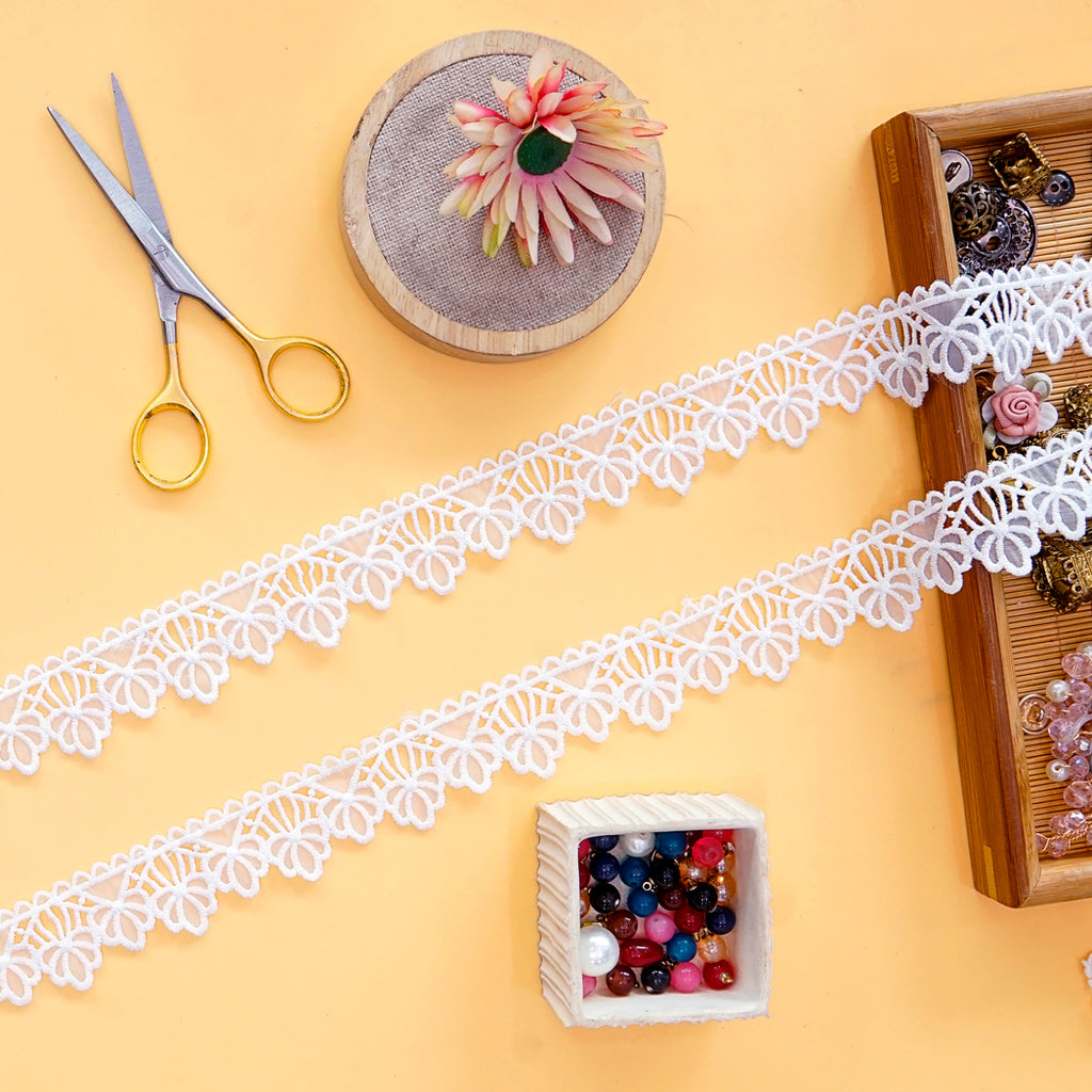 One Side Border Organza Lace