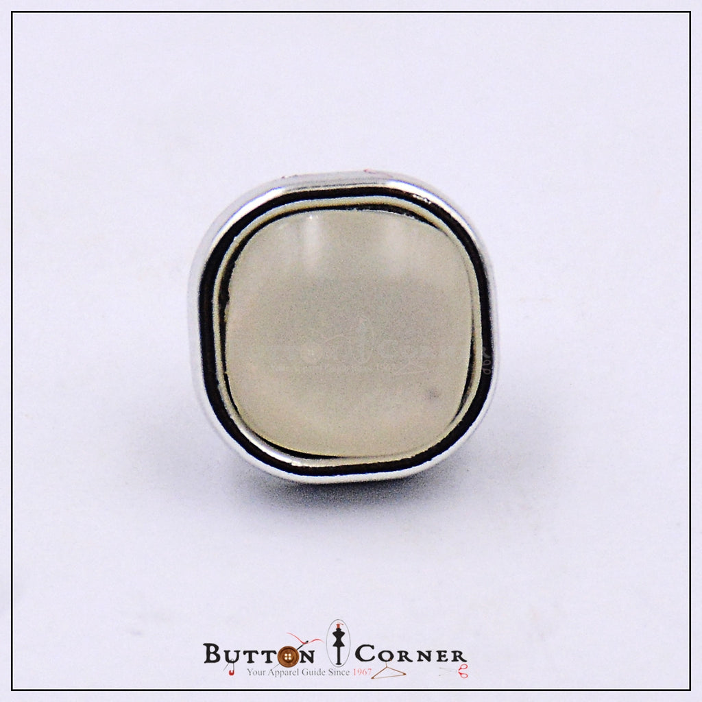 Square Shape Pearl Shank Button
