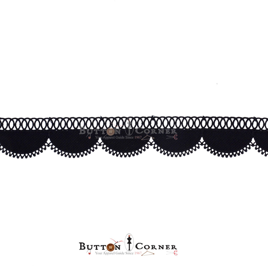 One Side Border Shuttle Lace