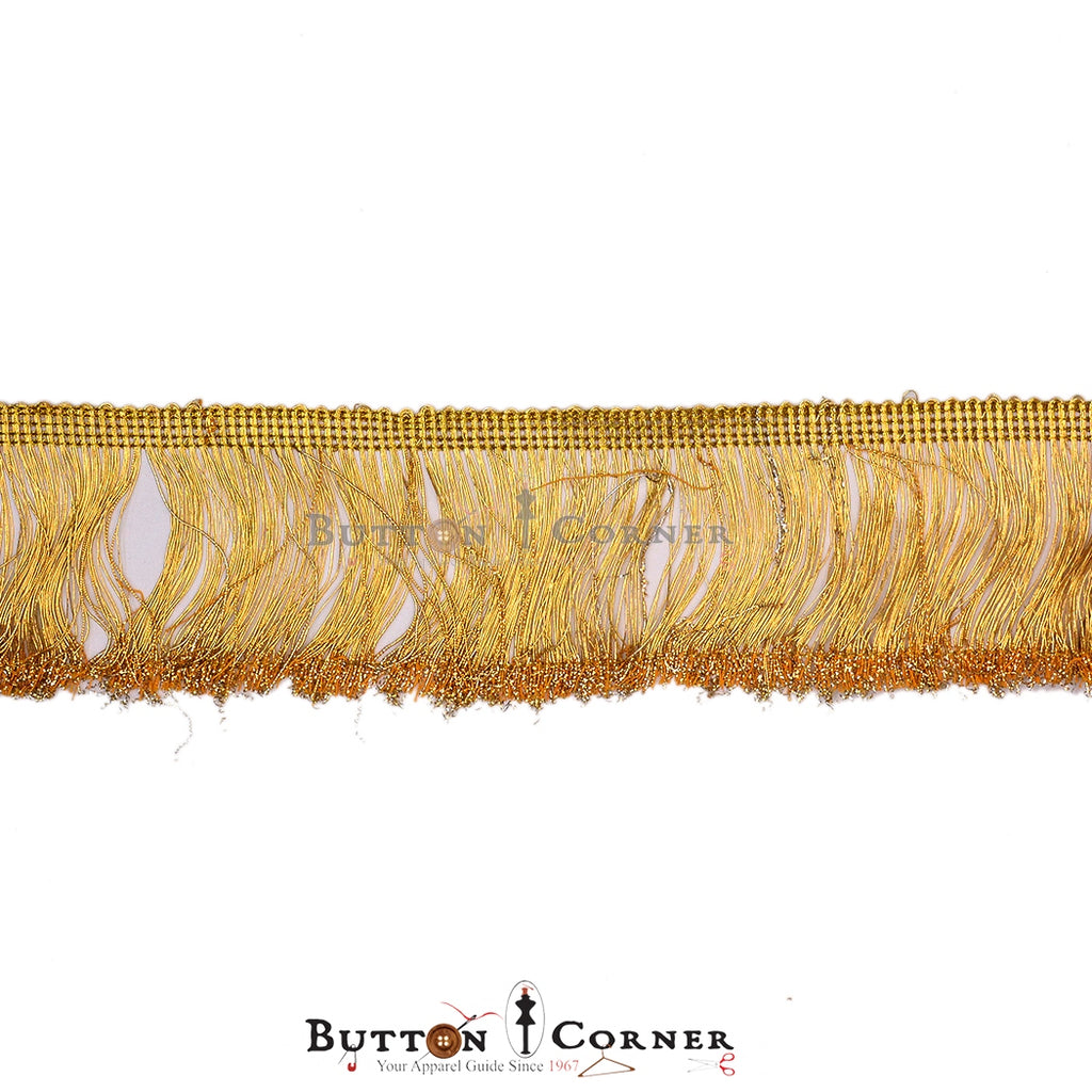 Fancy Metallic Yarn hanging Lace