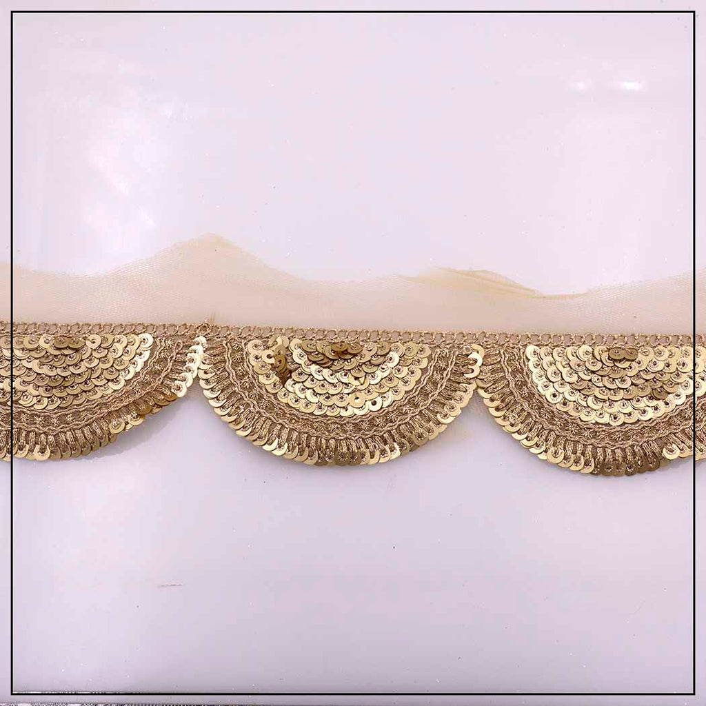 One Side Fancy Sequence Lace