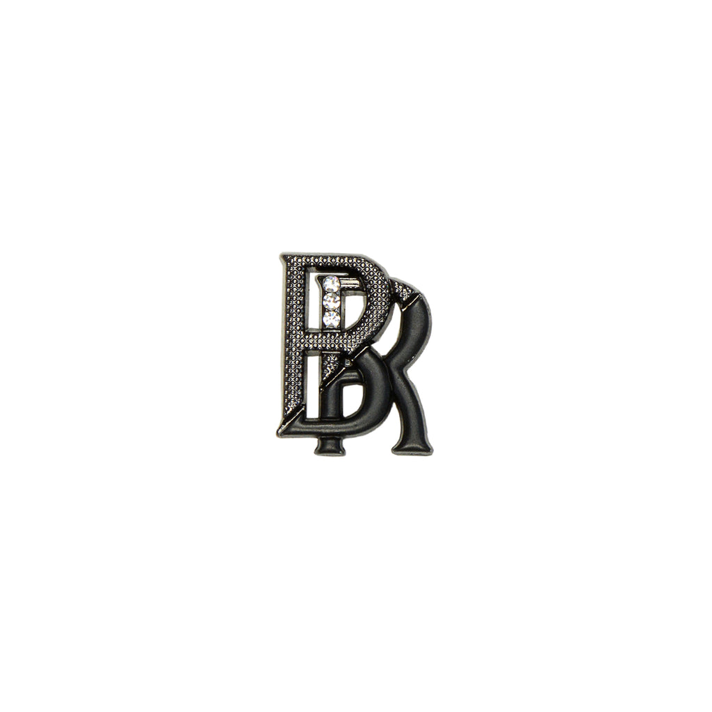BR With Stones Lapel Pin