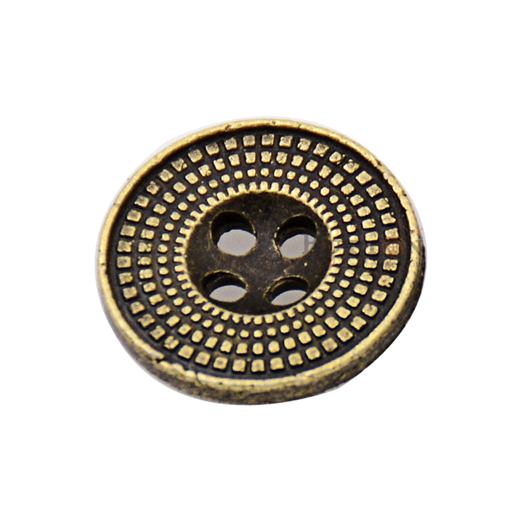 Round Doted 4 Hole Shirt Button