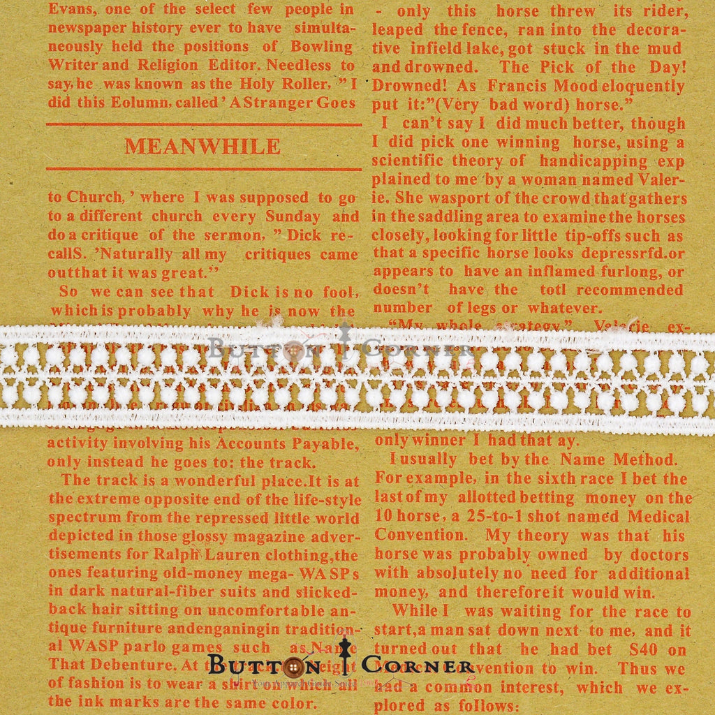 Double side Border Shuttle Lace