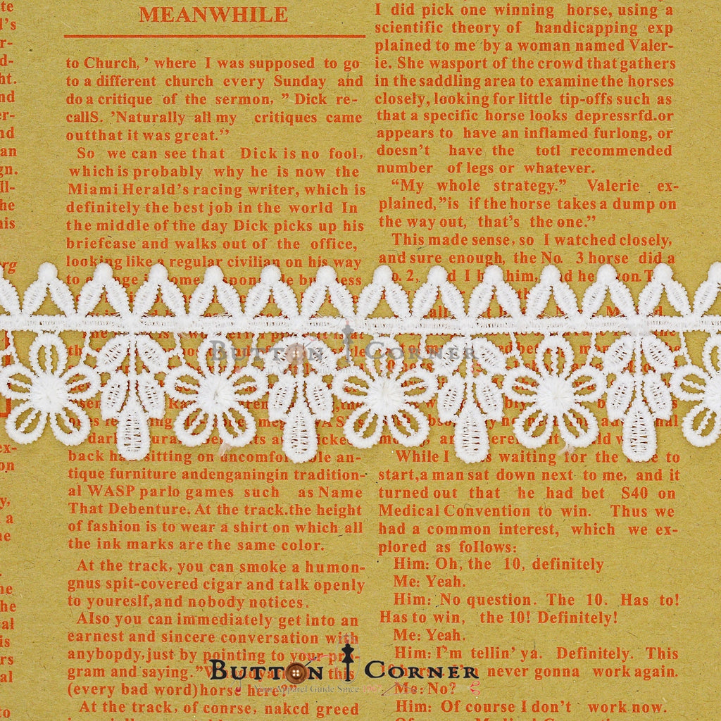 One Side Border Shuttle Lace