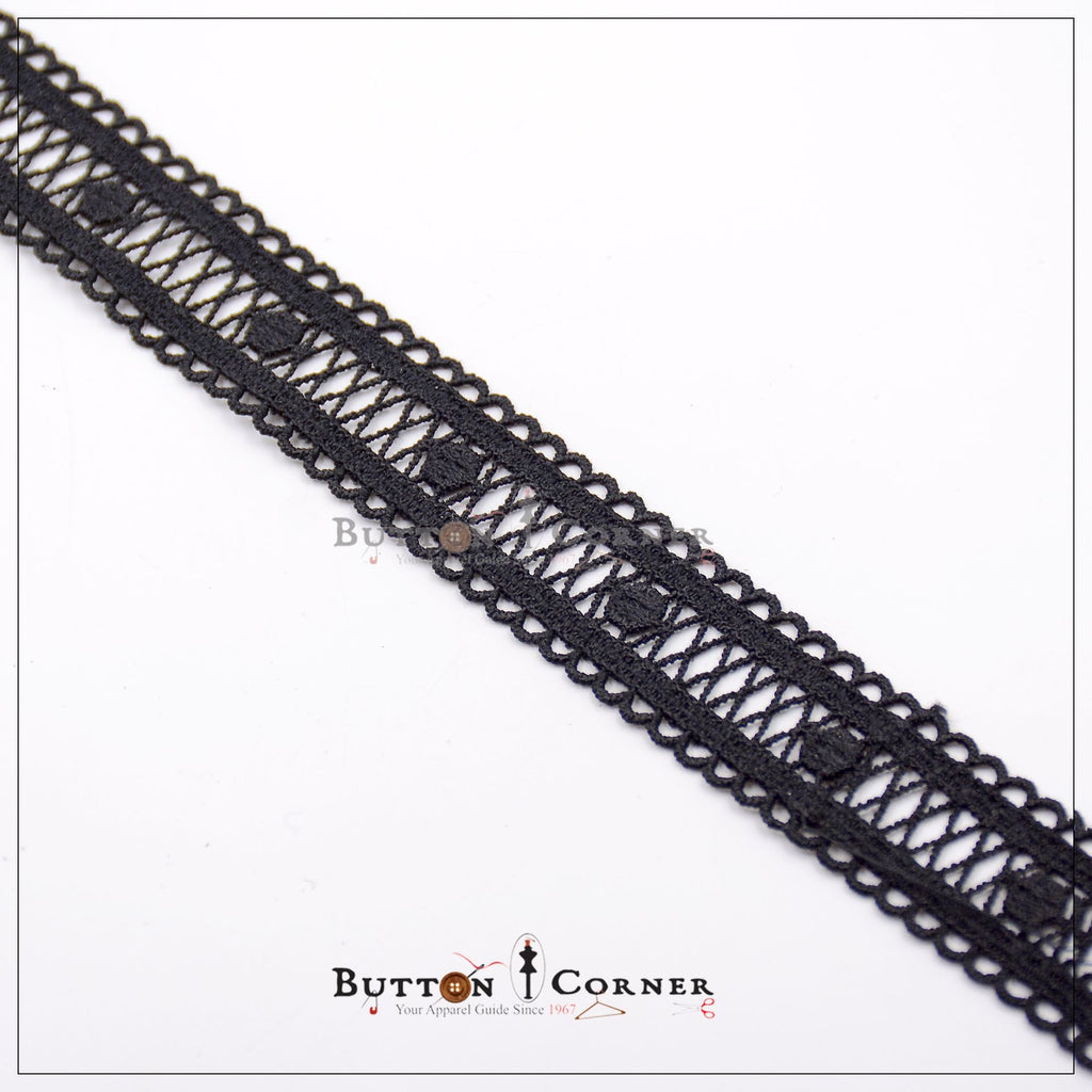 Double Side Border Shuttle Lace