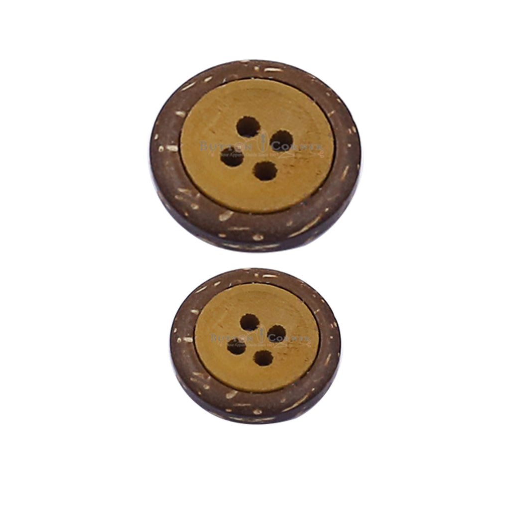 4 Hole Wooden Button