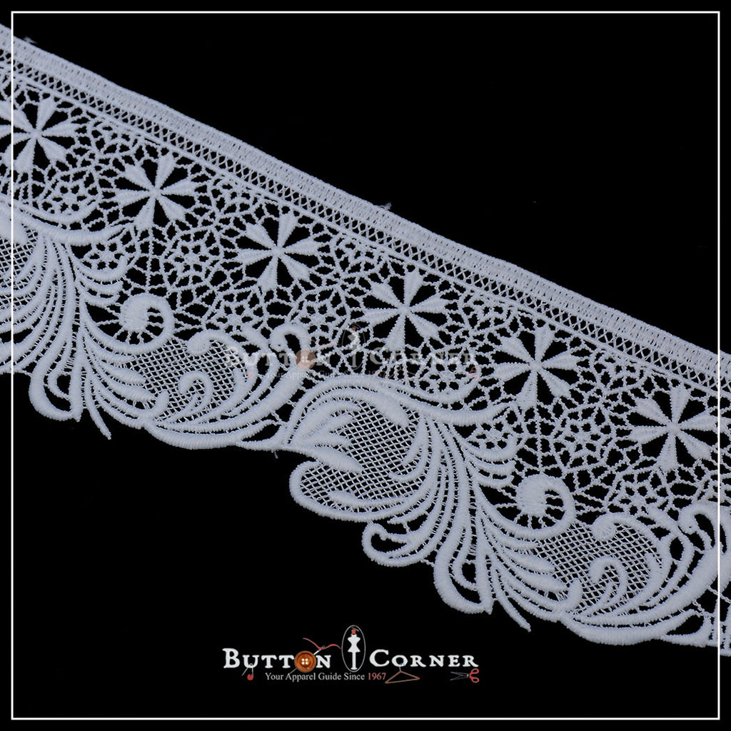 One Side Border Shuttle Lace