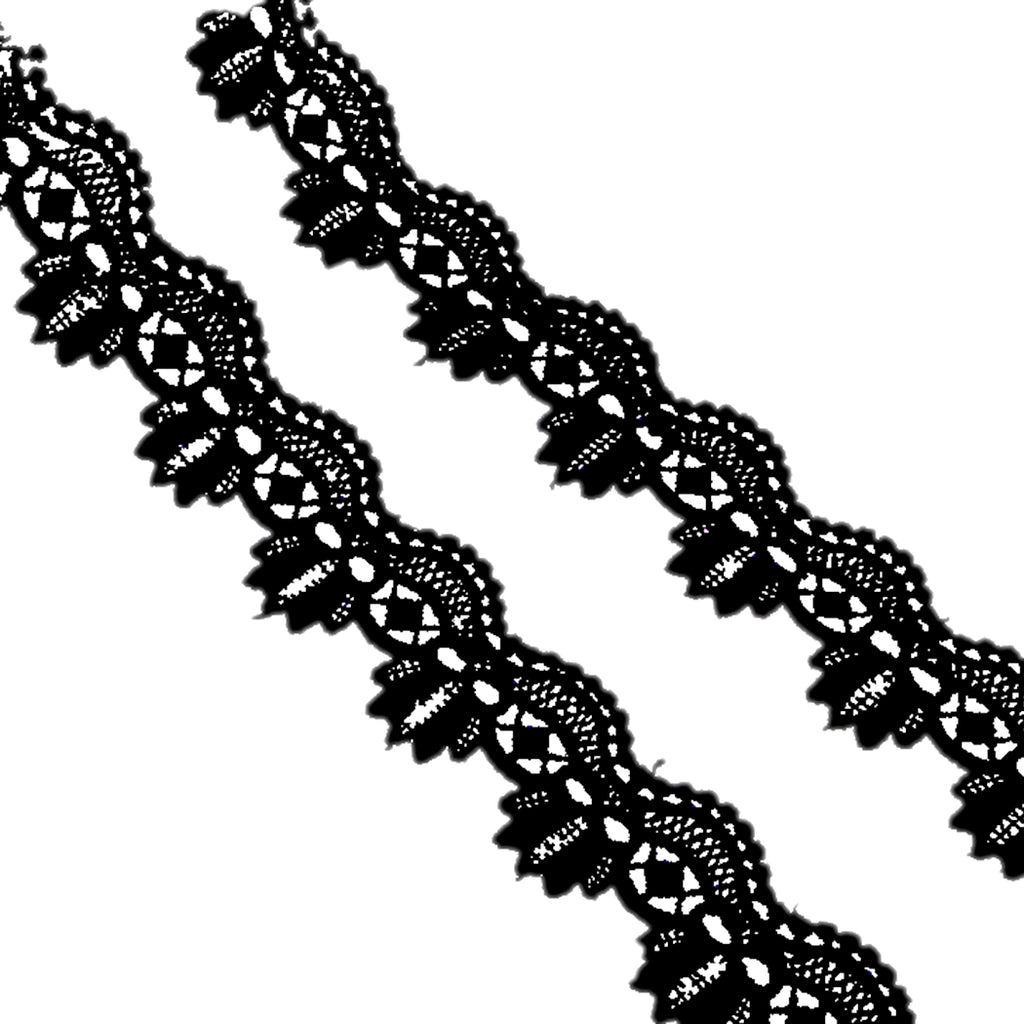One Side Border Shuttle Lace