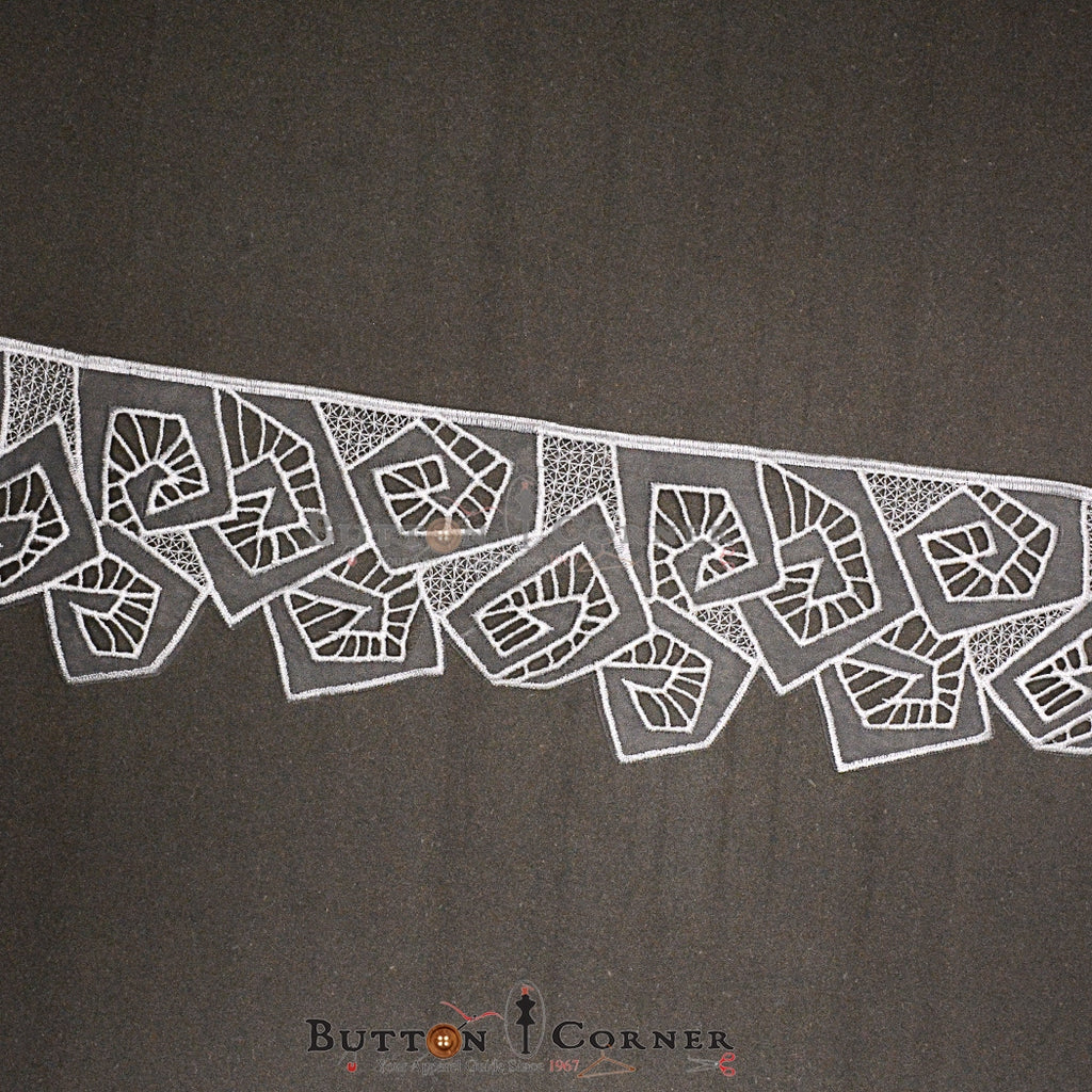 One Side Border Organza Lace