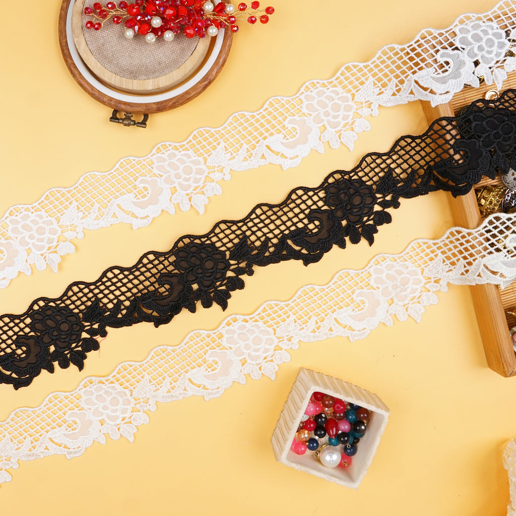 One Side Border Organza Lace