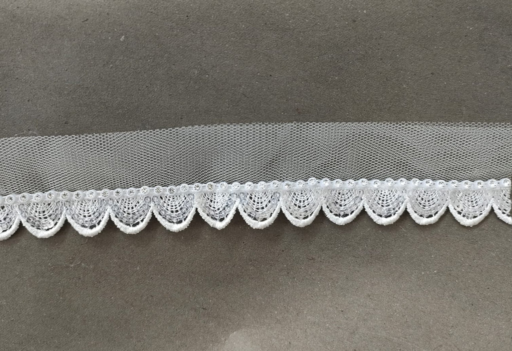Fancy Sequence Stone Lace