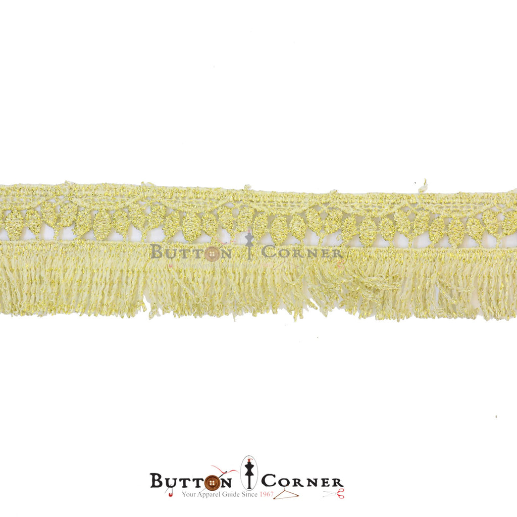 Fancy Metallic Yarn Hanging Lace