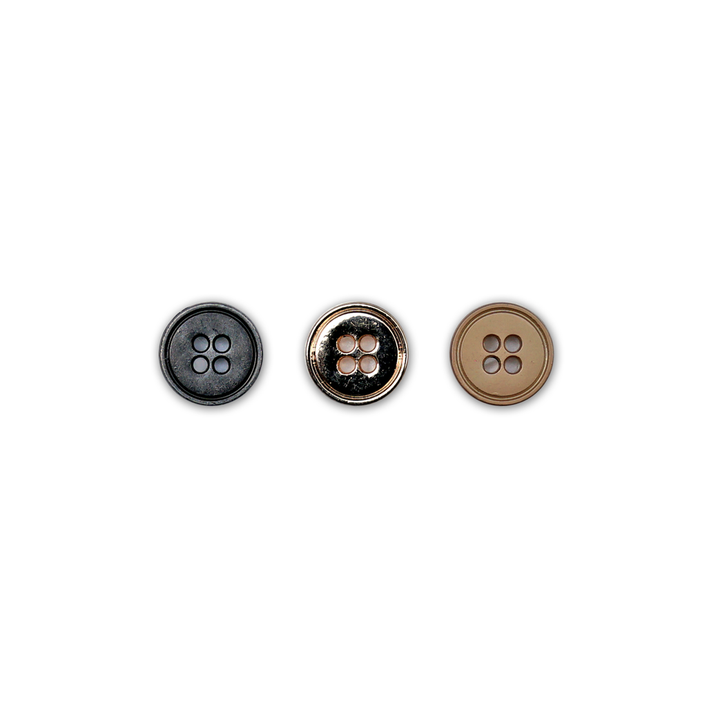 Cell Shape 4 Hole Metal Shirt Button
