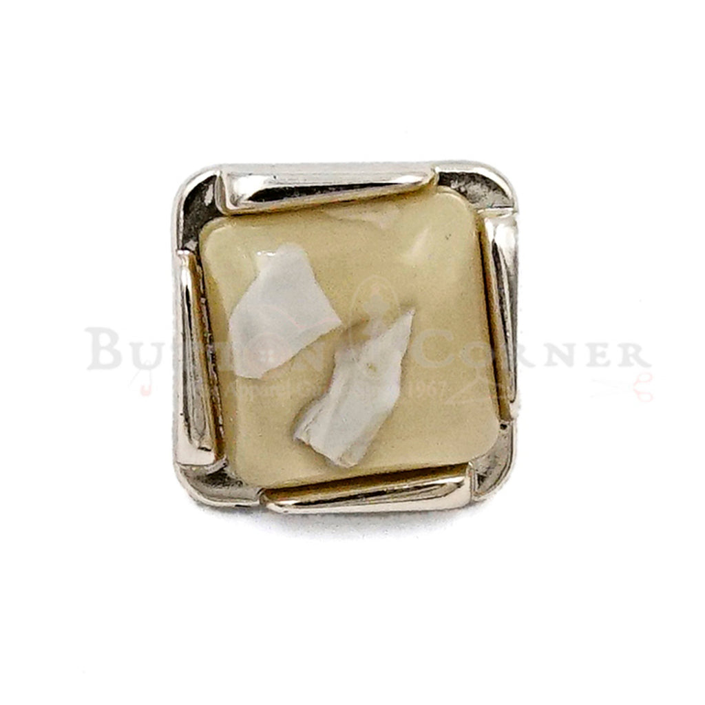 الأشعة فوق البنفسجية تصميم مربع الشكل زر من البلاستيك