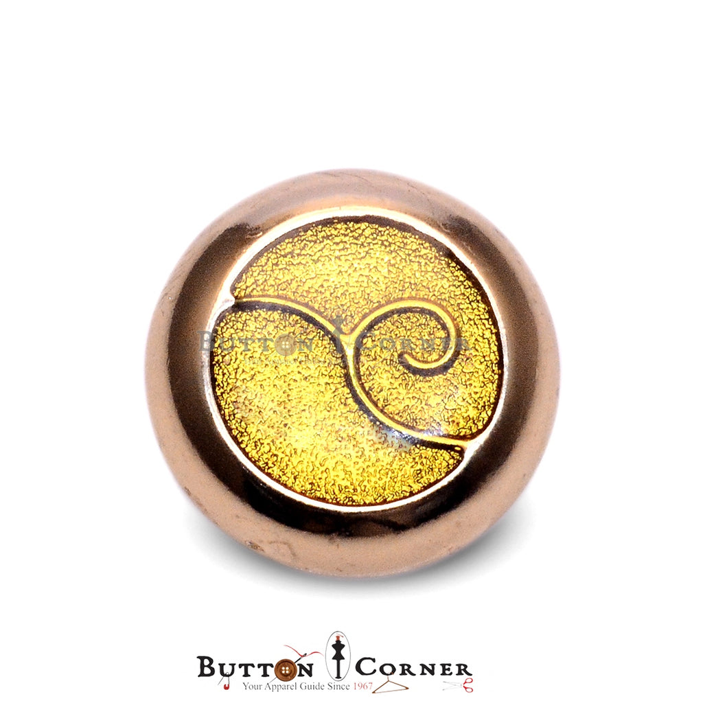 Mask Design Metal Suiting Button