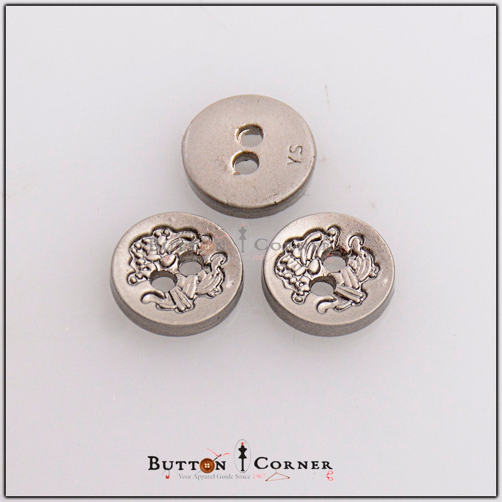 Design Two Hole Metal Button