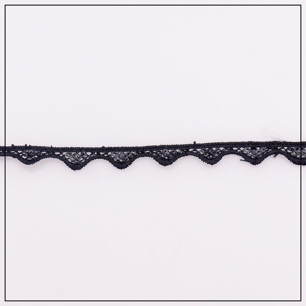 Shuttle Sequence Lace