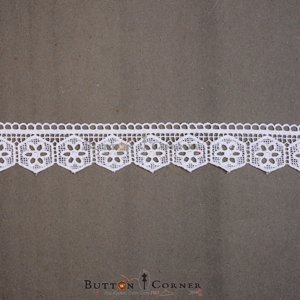 One Side Border Shuttle Lace