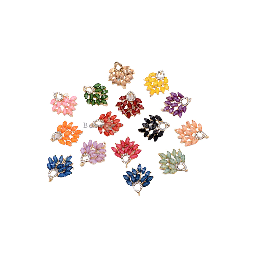 Leave Shape Fancy Button