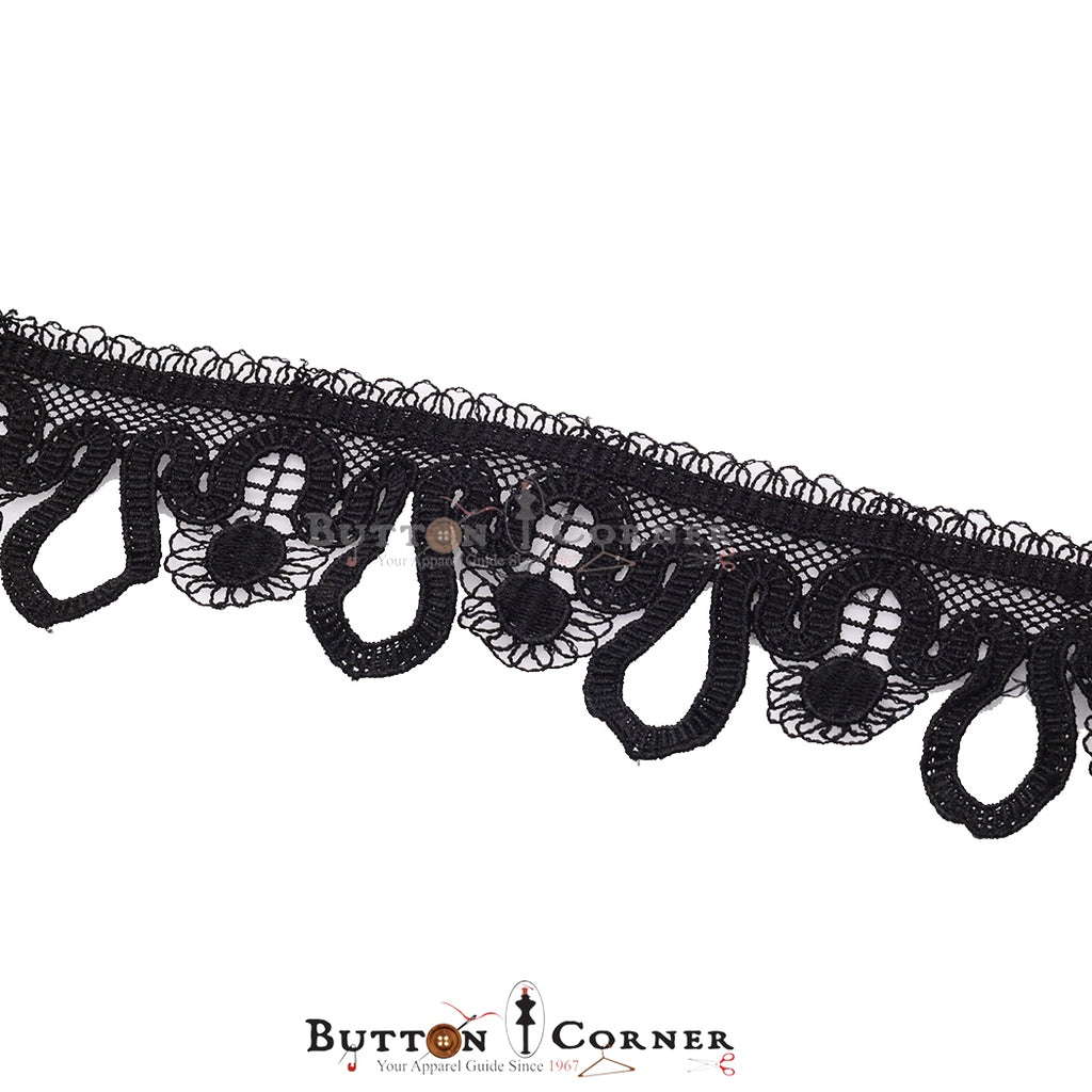 One Side Border Shuttle Lace