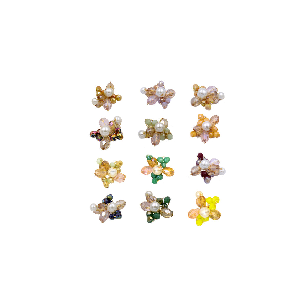 Fancy Hand Made Flower Button
