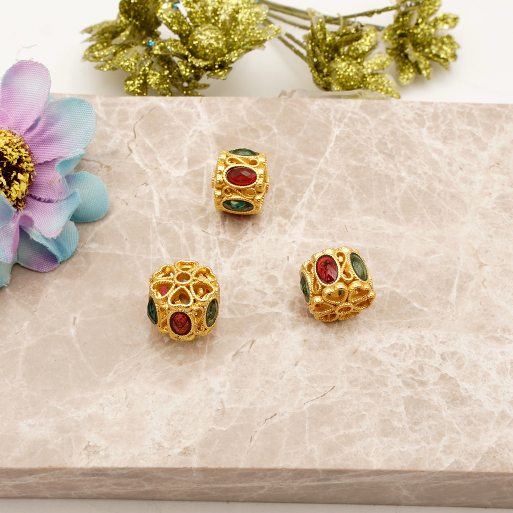 Tube Spacer Flower Shape Beads