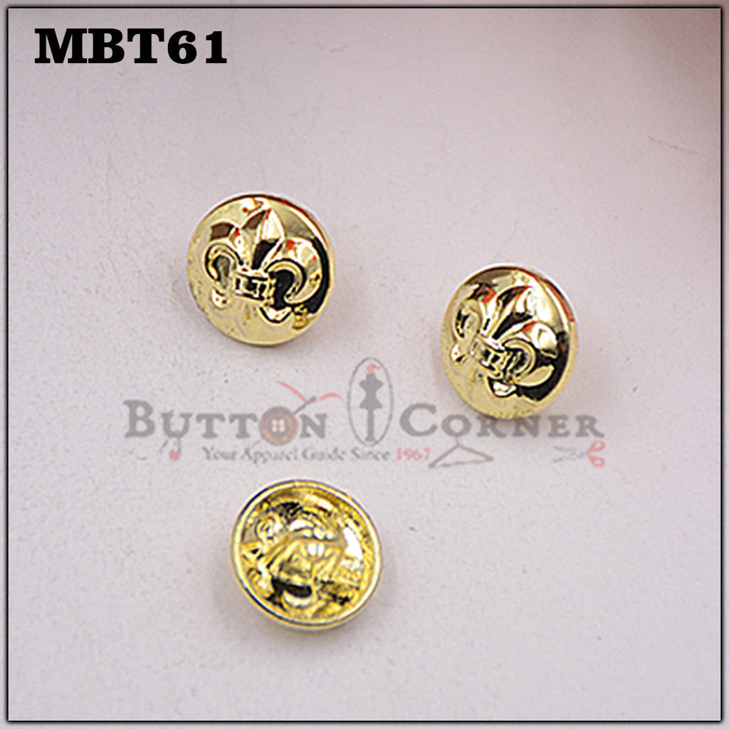 Anchor Shape Metal Suiting Button