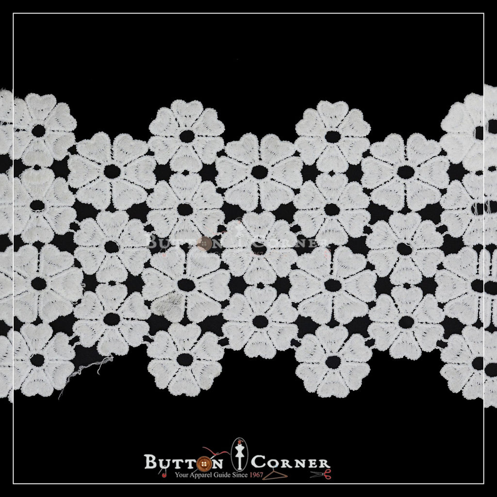 Sunflower Design Shuttle Lace
