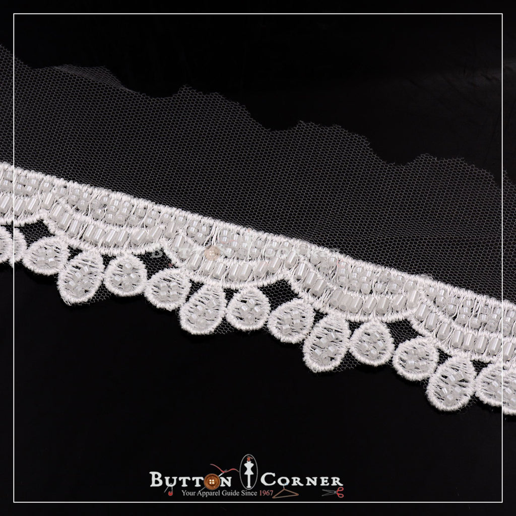 Fancy Cut Dana Net Lace