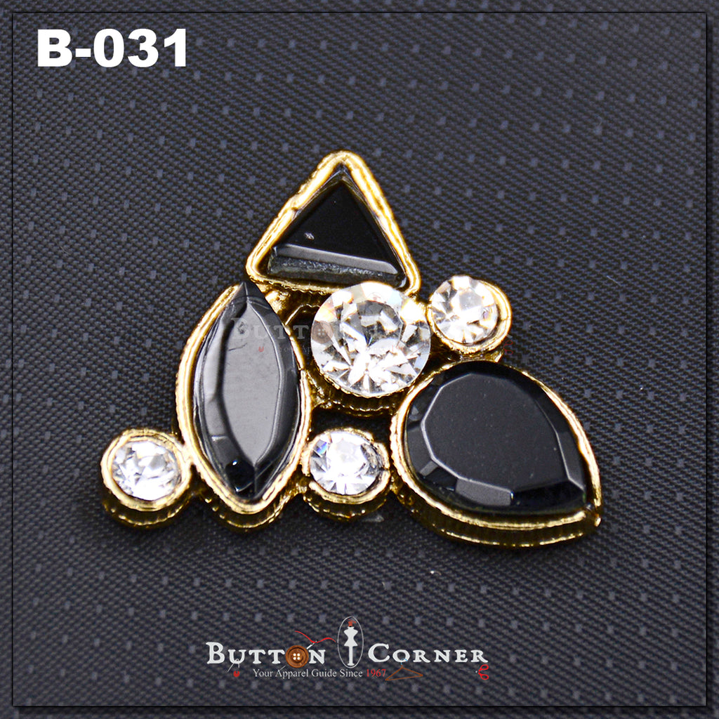 Fancy Kundan Button