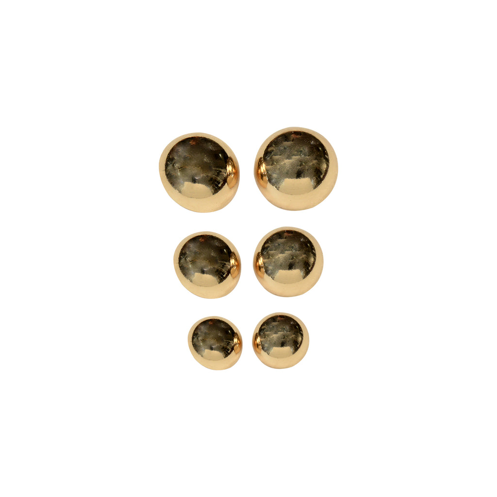Doom Shape Metal Suiting Button
