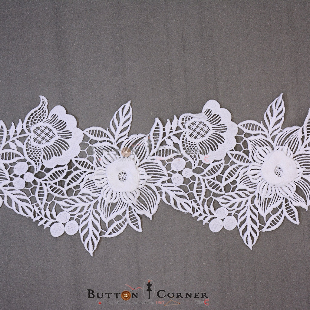 Flower Design Shuttle Lace