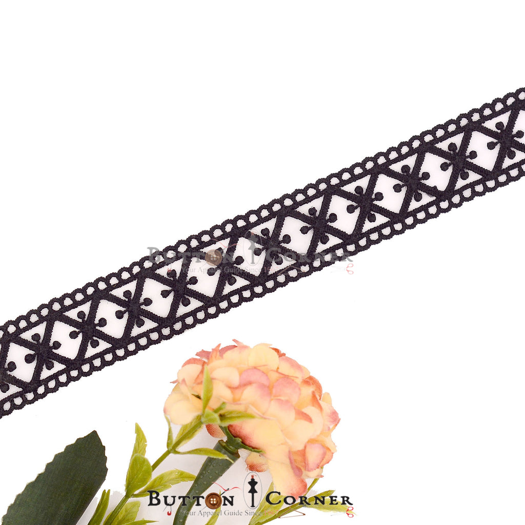 Double Side Border Shuttle Lace