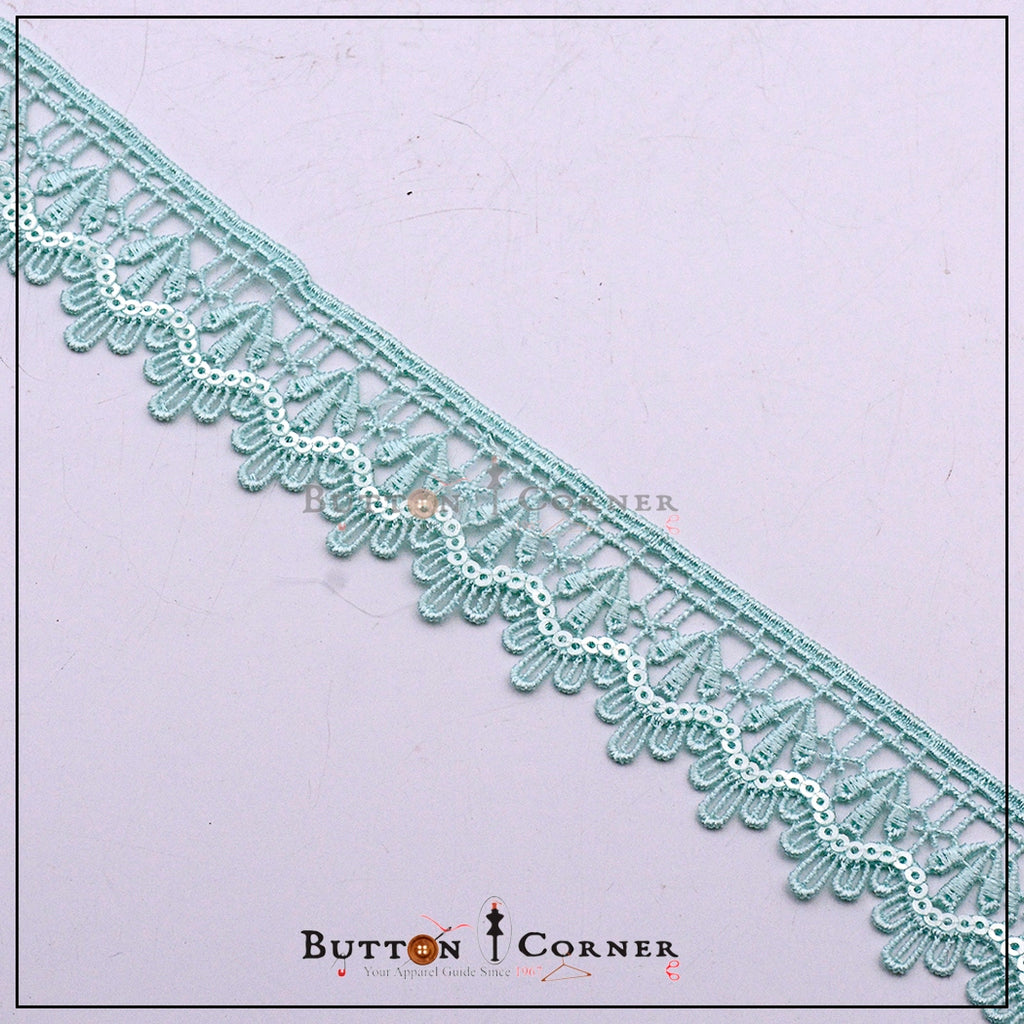 Shuttle Sequence Lace
