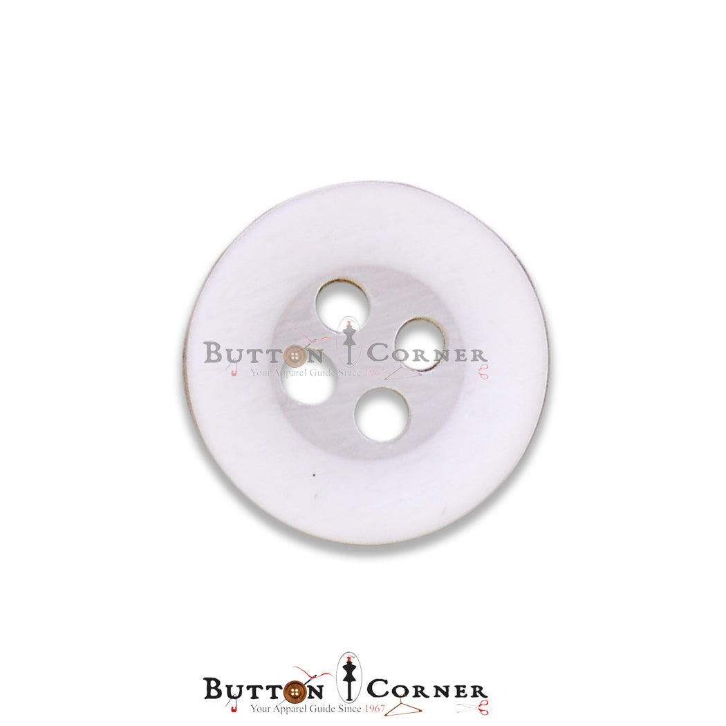 Flat Border 4 Hole Shirt Button – Button Corner