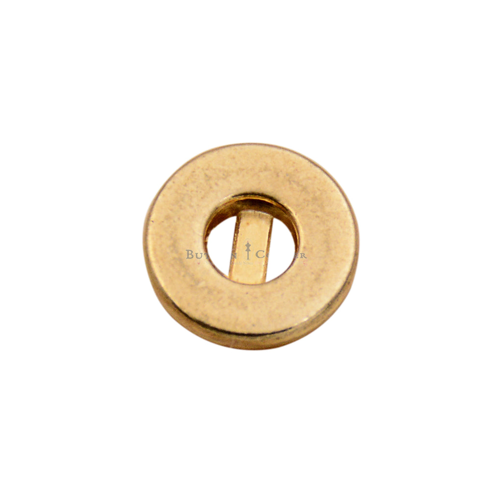 Center Down Line Metal Shirt Button