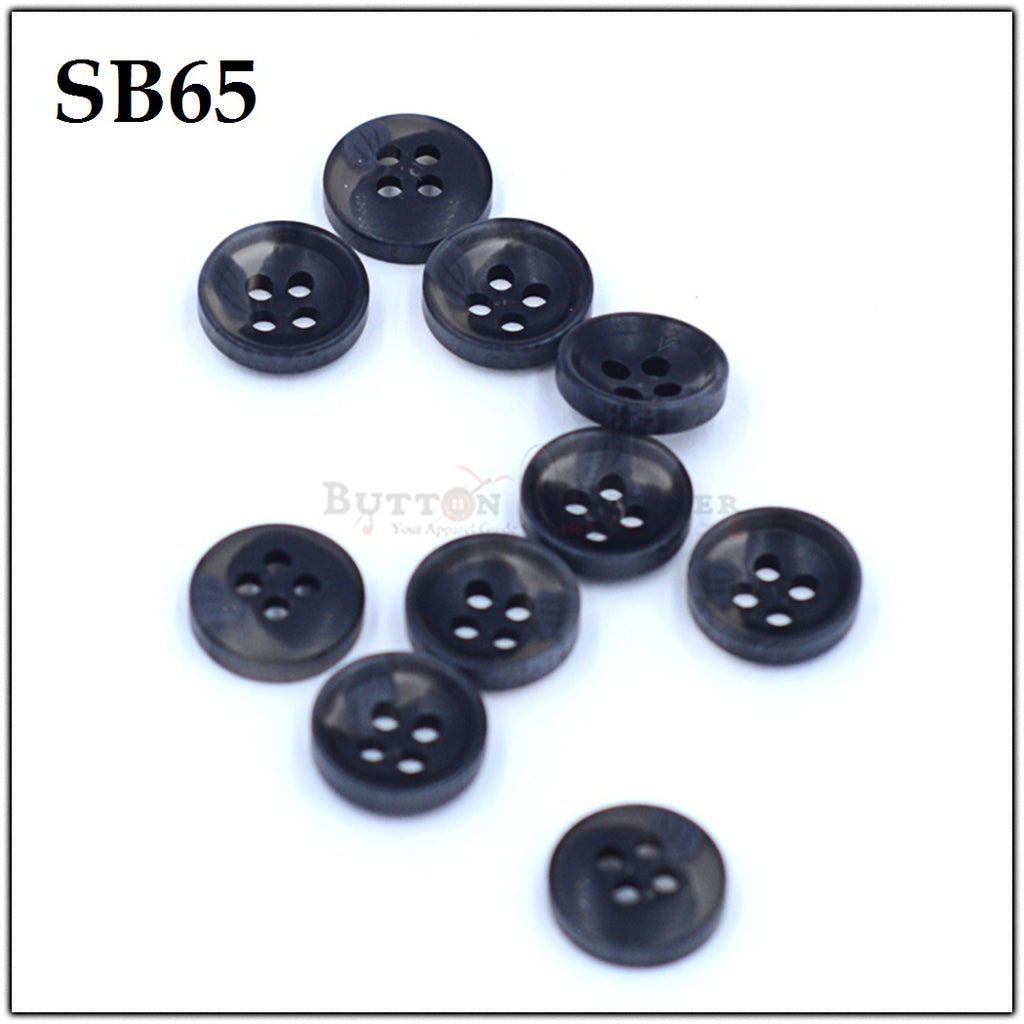 Two Tone 4 Hole Plastic Shirt Button