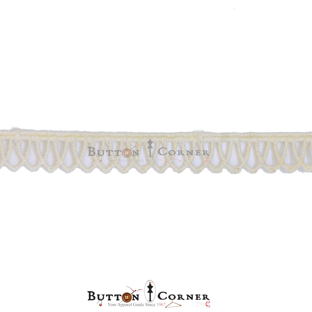 One Side Border Shuttle Lace