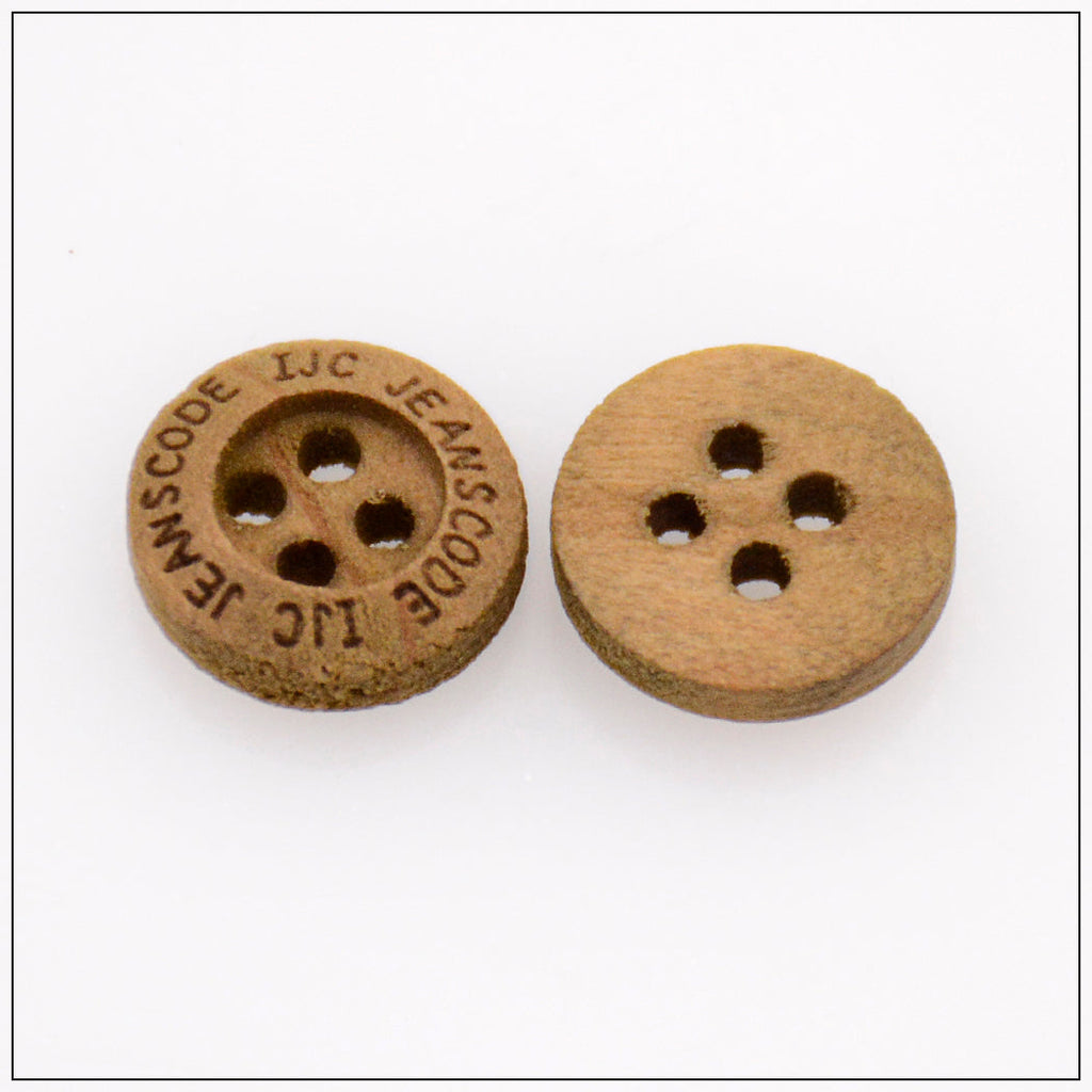 Engrave IJC 4 Hole Wooden Button