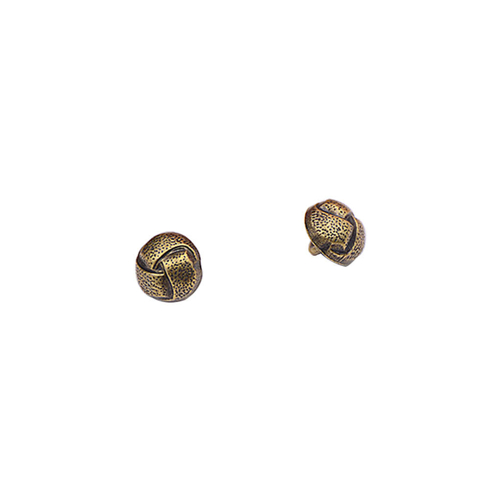 Knot Design Metal Shirt Button