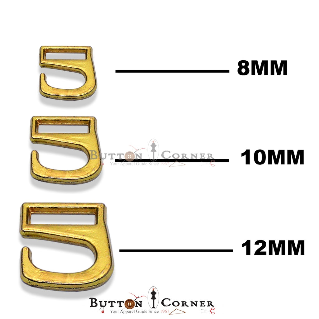 Bra Buckle Metal 9 Shape