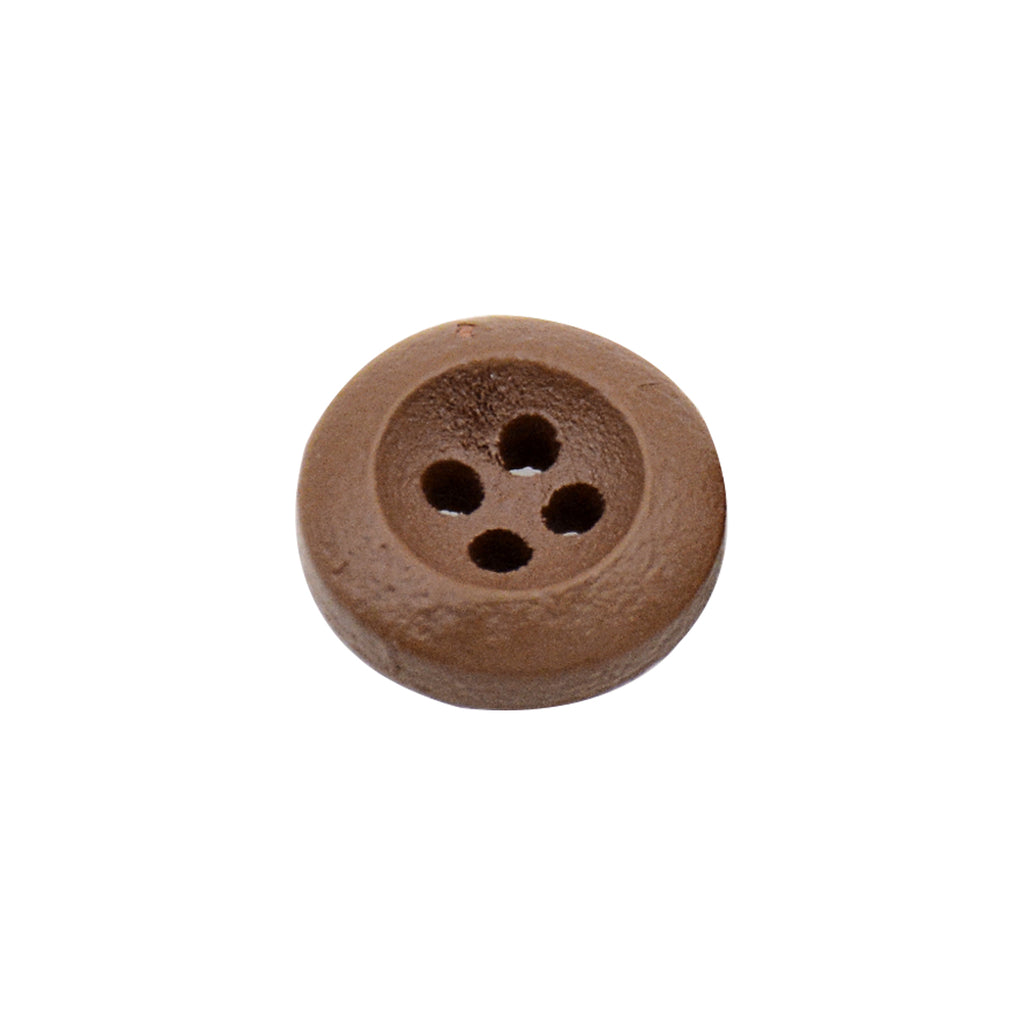 Plain Border 4 Hole Wooden Button – Button Corner