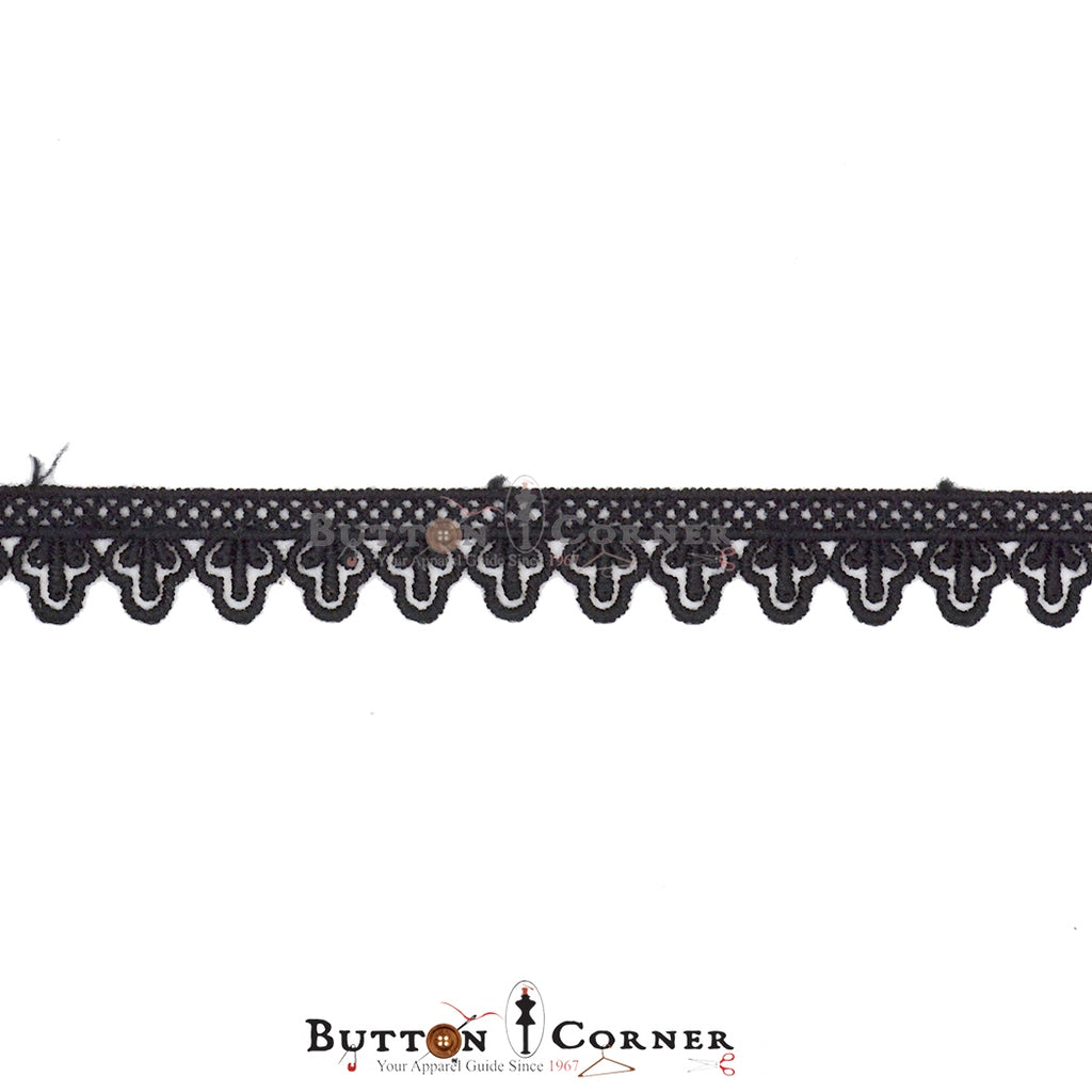 One Side Border Shuttle Lace